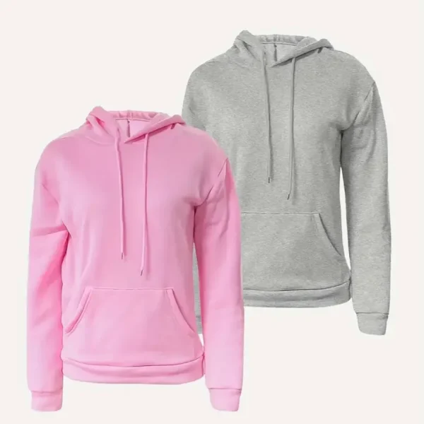 Cozy 2-Pack Hooded Sweatshirt Bundle
